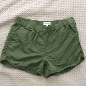 Madewell green shorts